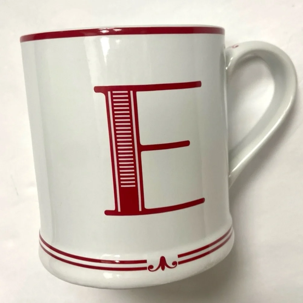 Sur La Table Monogram E Mug